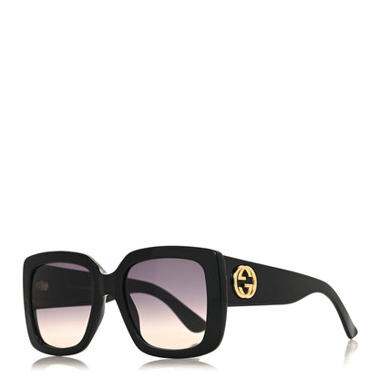 Gucci Acetate Square Frame Sunglasses GG3814S Black 1 of 7