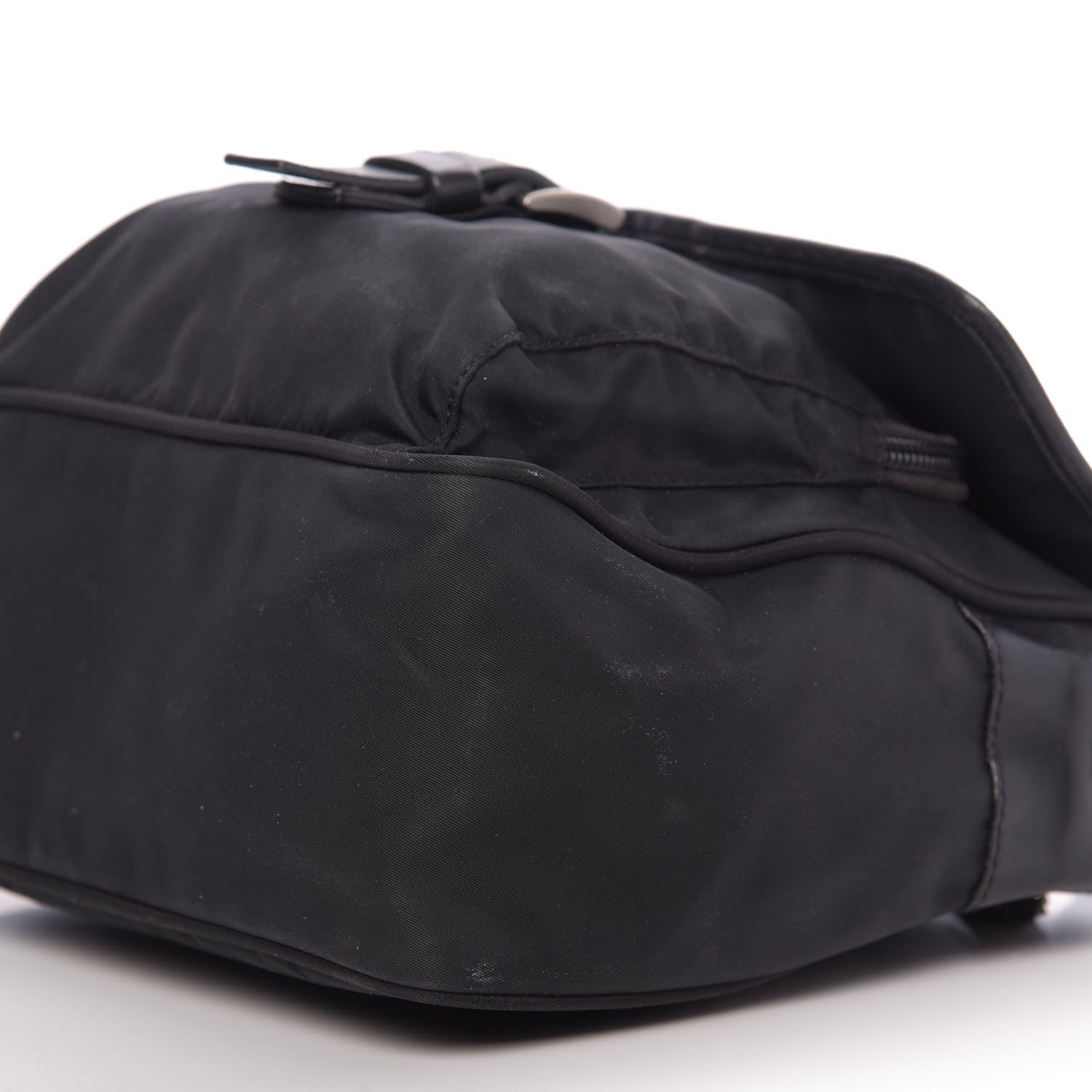 Prada Nylon Tessuto Messenger Bag Black 7 of 9