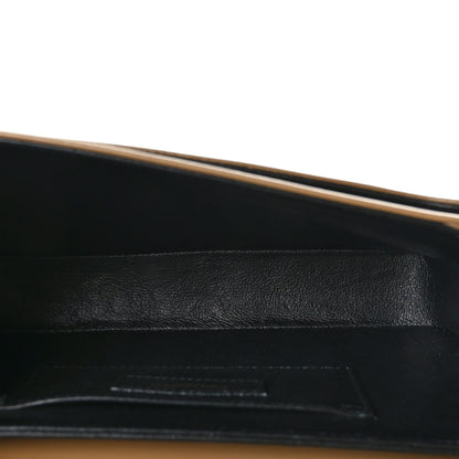 Saint Laurent Soft Ultracalfskin Monogram Medium Solferino Satchel Natural Tan 5 of 8