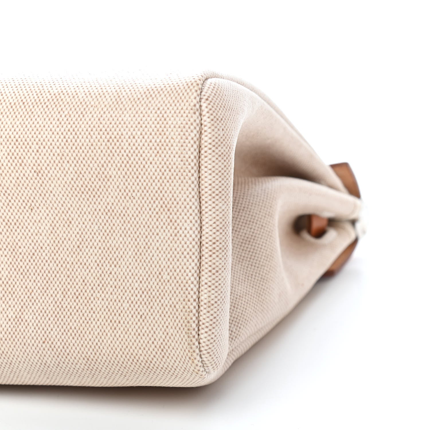 Hermes Toile Vache Calfskin Herbag 30 PM Natural 9 of 11