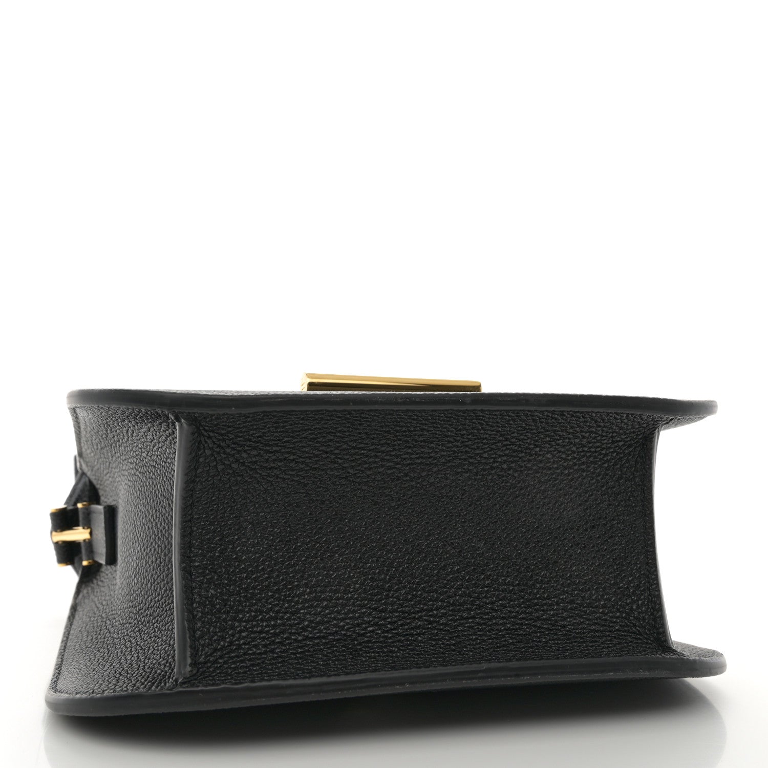 Tom Ford Grained Calfskin Mini T Clasp Tara Crossbody Bag Graphite 4 of 10
