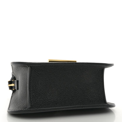Tom Ford Grained Calfskin Mini T Clasp Tara Crossbody Bag Graphite 4 of 10