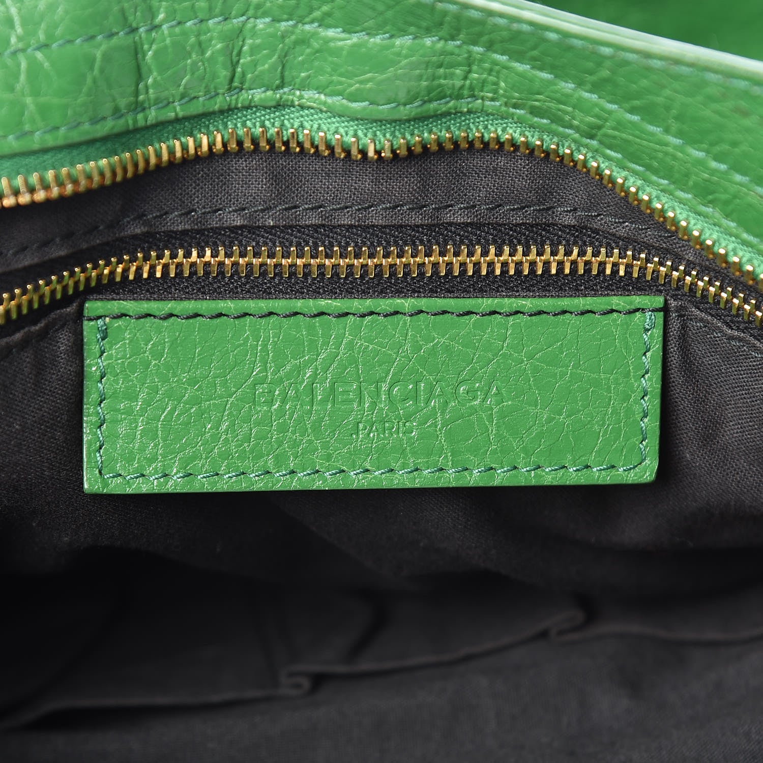 Balenciaga Agneau Giant 12 Gold Hardware City Vert Trefle 6 of 9