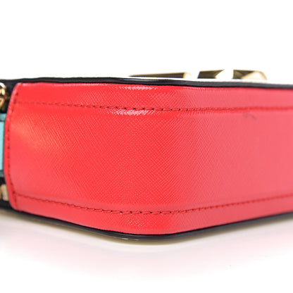 Marc Jacobs Saffiano Small Snapshot Camera Bag Porcelain Multi 8 of 9