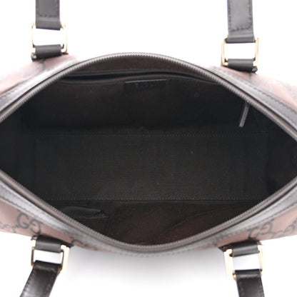 Gucci Nylon Monogram Small Boston Dark Brown 5 of 10