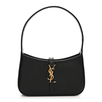 Saint Laurent Smooth Calfskin Le 5 A 7 Mini Hobo Black 1 of 12