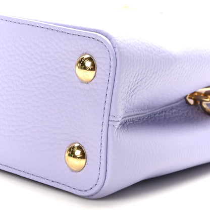 Louis Vuitton Taurillon Kintsugi Capucines BB Iris 8 of 8