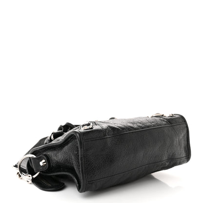 Balenciaga Agneau Classic Silver Hardware Mini City Black 4 of 10