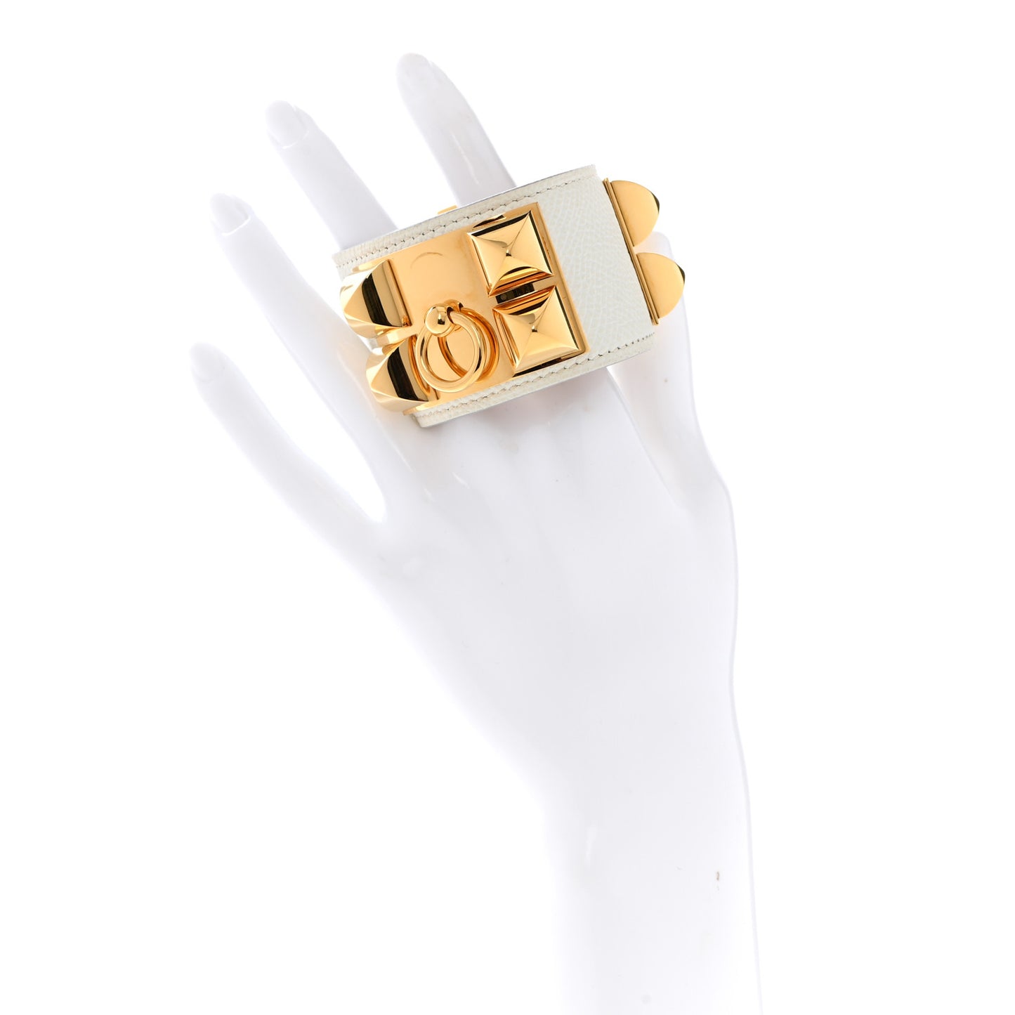 Epsom Collier de Chien CDC Bracelet T2 White