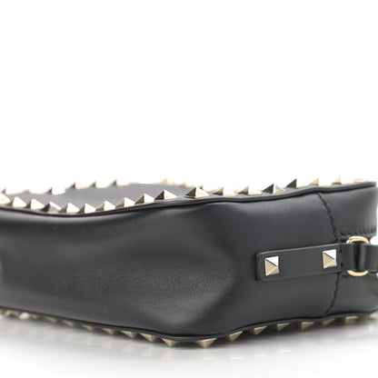Valentino Garavani Calfskin Rockstud Camera Crossbody Bag Black 9 of 10