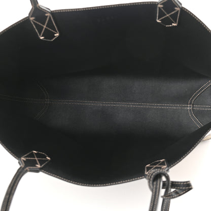 Gucci Calfskin GG Supreme Monogram Medium Reversible Tote Black 5 of 16