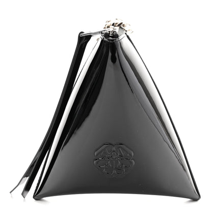 Alexander McQueen Patent Calfskin The Curve Pouch Black 1 of 9