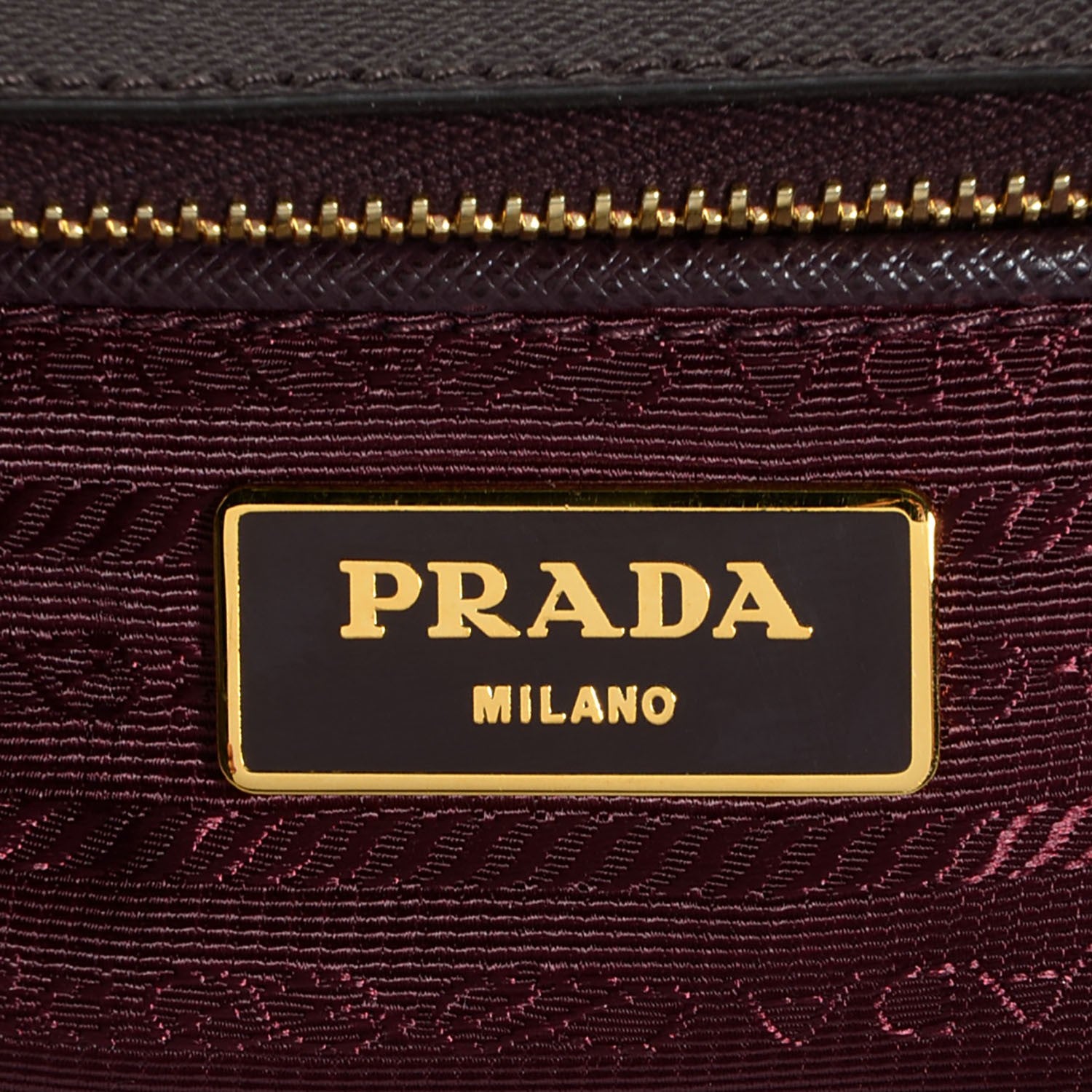 Prada Saffiano Lux Large Double Zip Tote Bordeaux 7 of 19