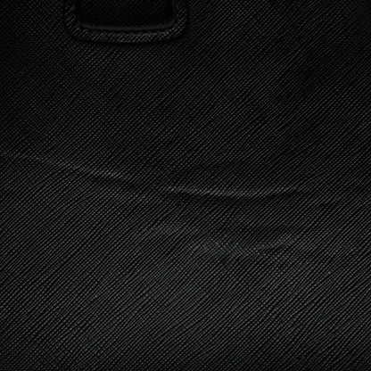 Prada Saffiano Small Galleria Double Zip Tote Black Talco 12 of 13