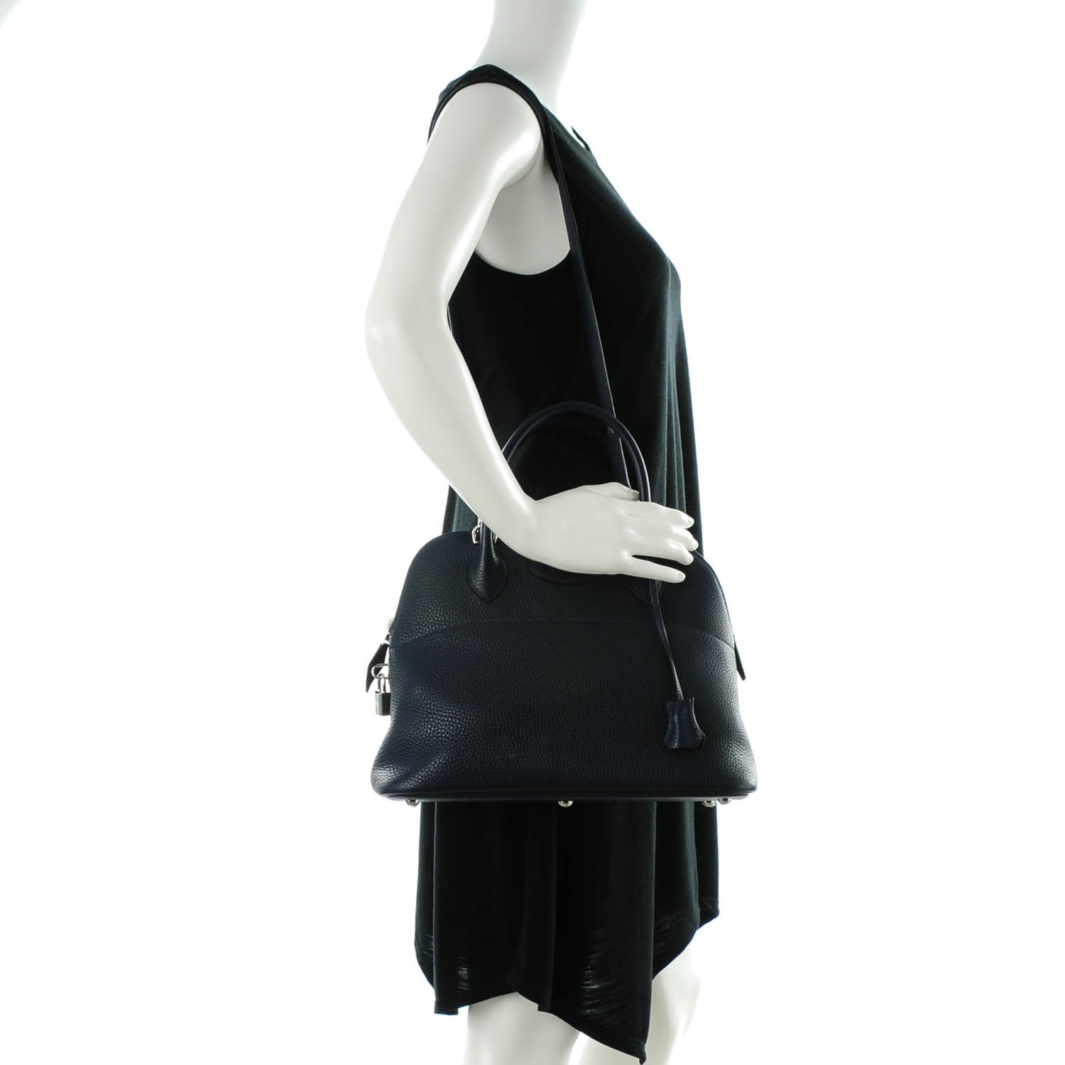 Hermes Taurillon Clemence Bolide 31 Bleu Nuit 2 of 16