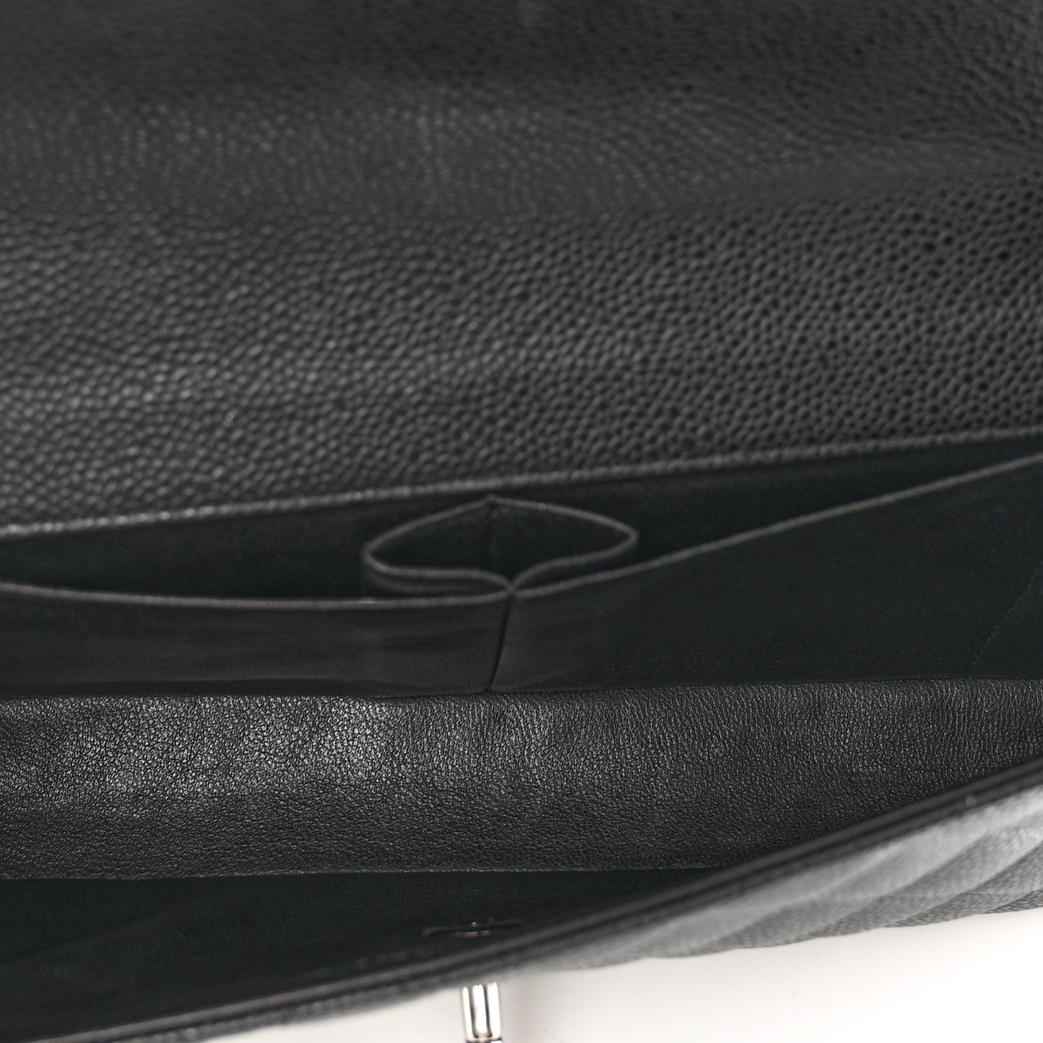 Chanel Caviar Quilted East West Flap Black 6 of 10