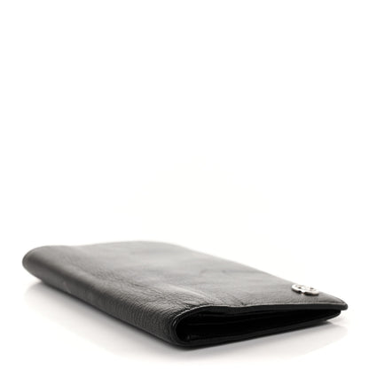 Chanel Goatskin CC Yen Wallet Black 4 of 8