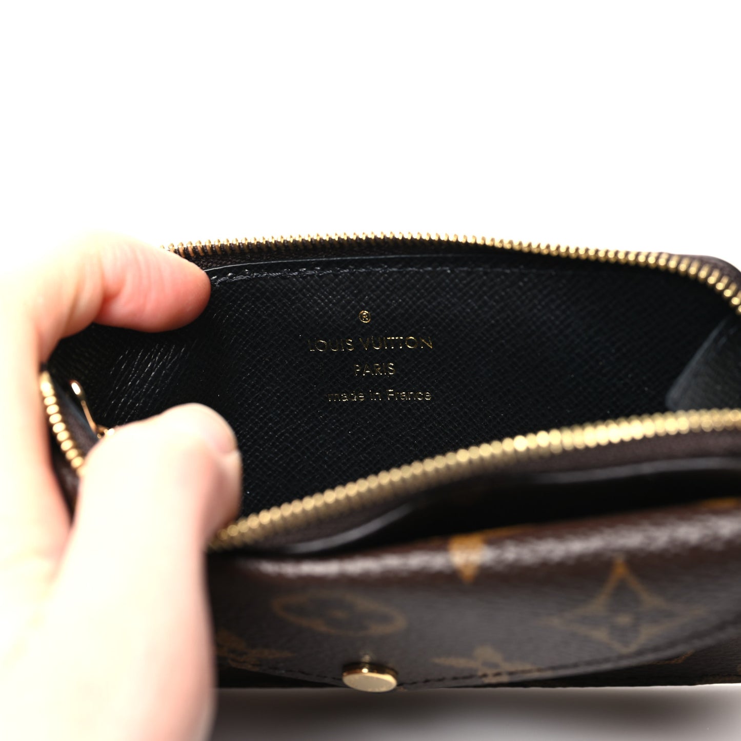 Monogram Recto Verso Card Holder Black