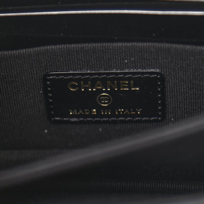 Chanel Calfskin Quilted Mini Maxi Pearls Wallet On Chain WOC Black 6 of 11
