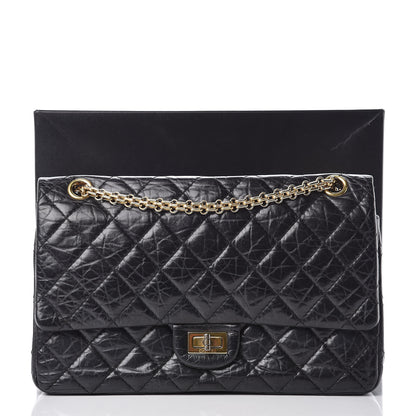 Chanel Aged Calfskin Quilted 2.55 Reissue 226 Flap Black 13 of 13