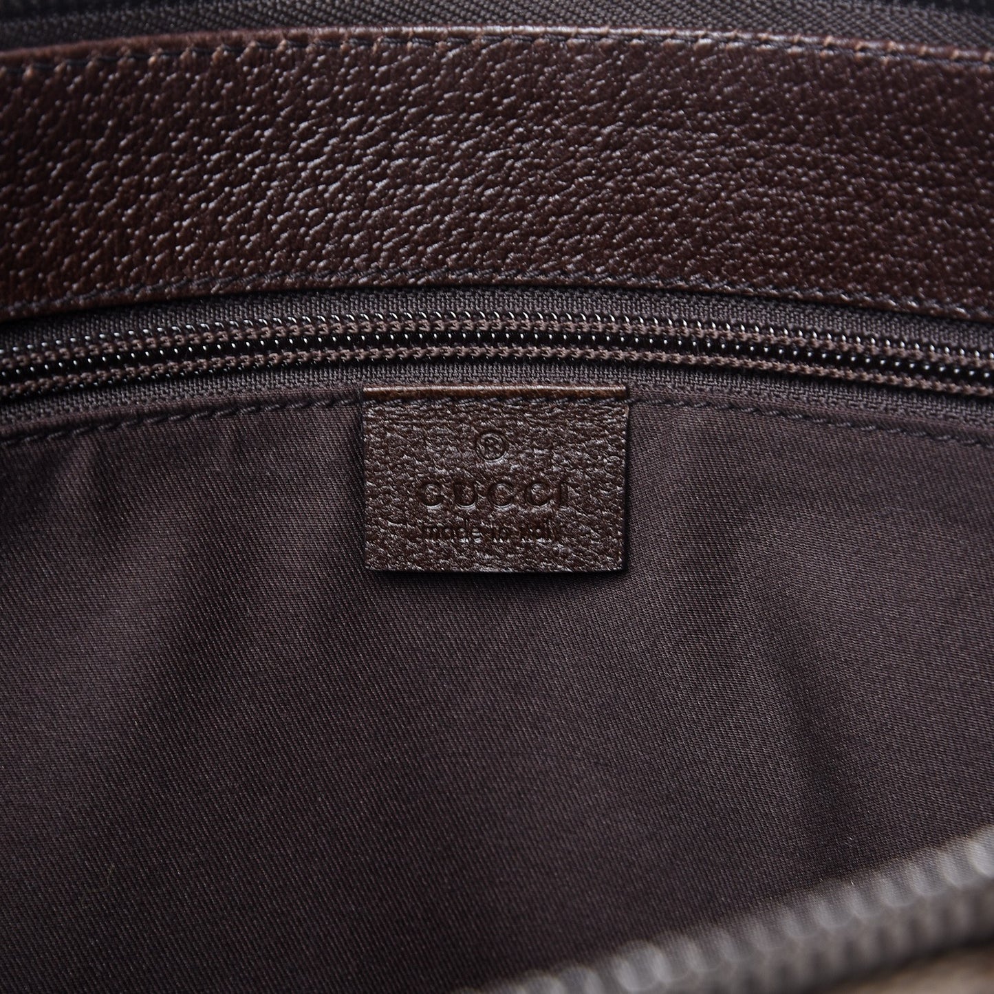 Monogram Flat Messenger Bag Ebony