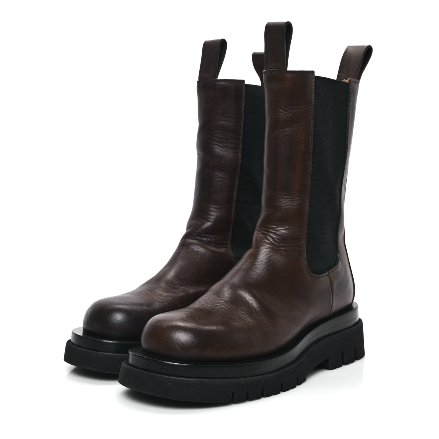 Calfskin The Lug Chelsea 55mm Boots 38 Kaki