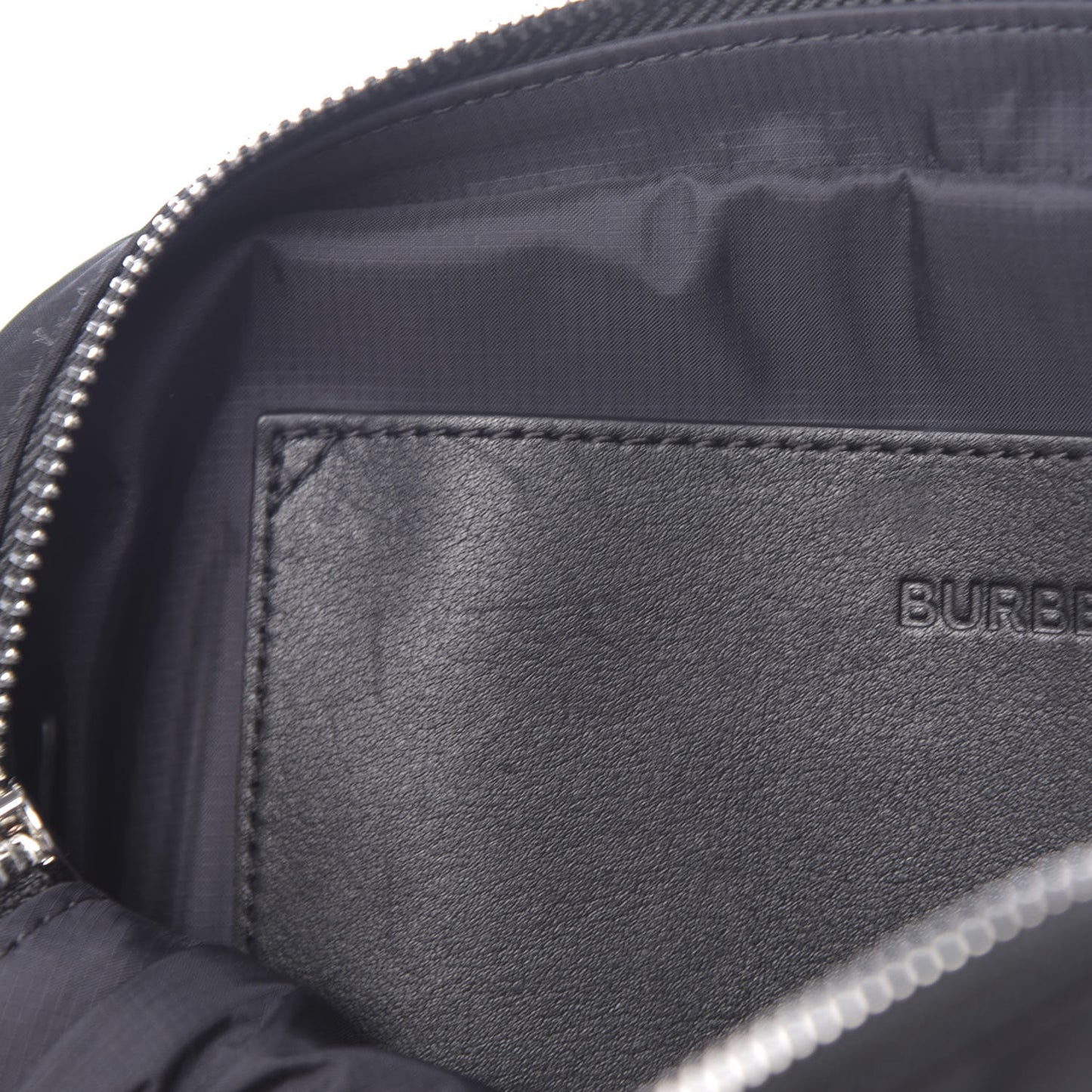 Econyl Logo Print Bum Bag Black