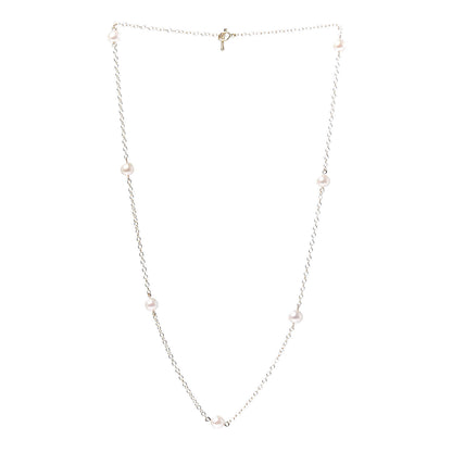Tiffany 18K Yellow Gold 5mm Elsa Peretti Pearls By The Yard Necklace 3 of 4