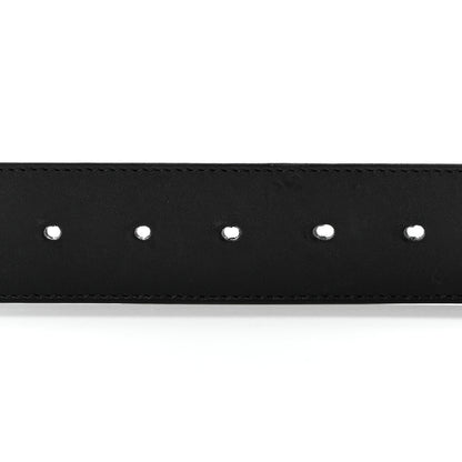 Gucci Moon Calfskin Scales Double G 40mm Belt 80 32 Black 3 of 7