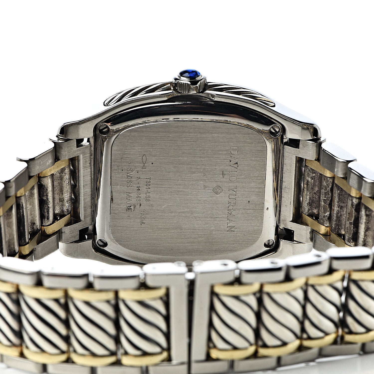David Yurman Stainless Steel 18K Yellow Gold 35mm Thoroughbred Automatic Watch 5 of 10