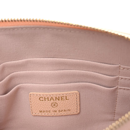 Chanel Caviar Quilted Cosmetic Case Beige 20 of 27