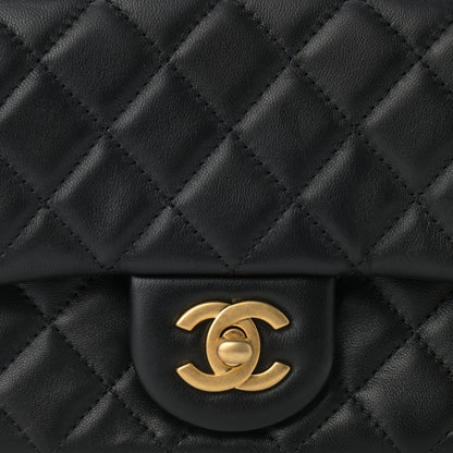 Chanel Lambskin Quilted Mini Rectangular Pearl Crush Flap Black 8 of 11