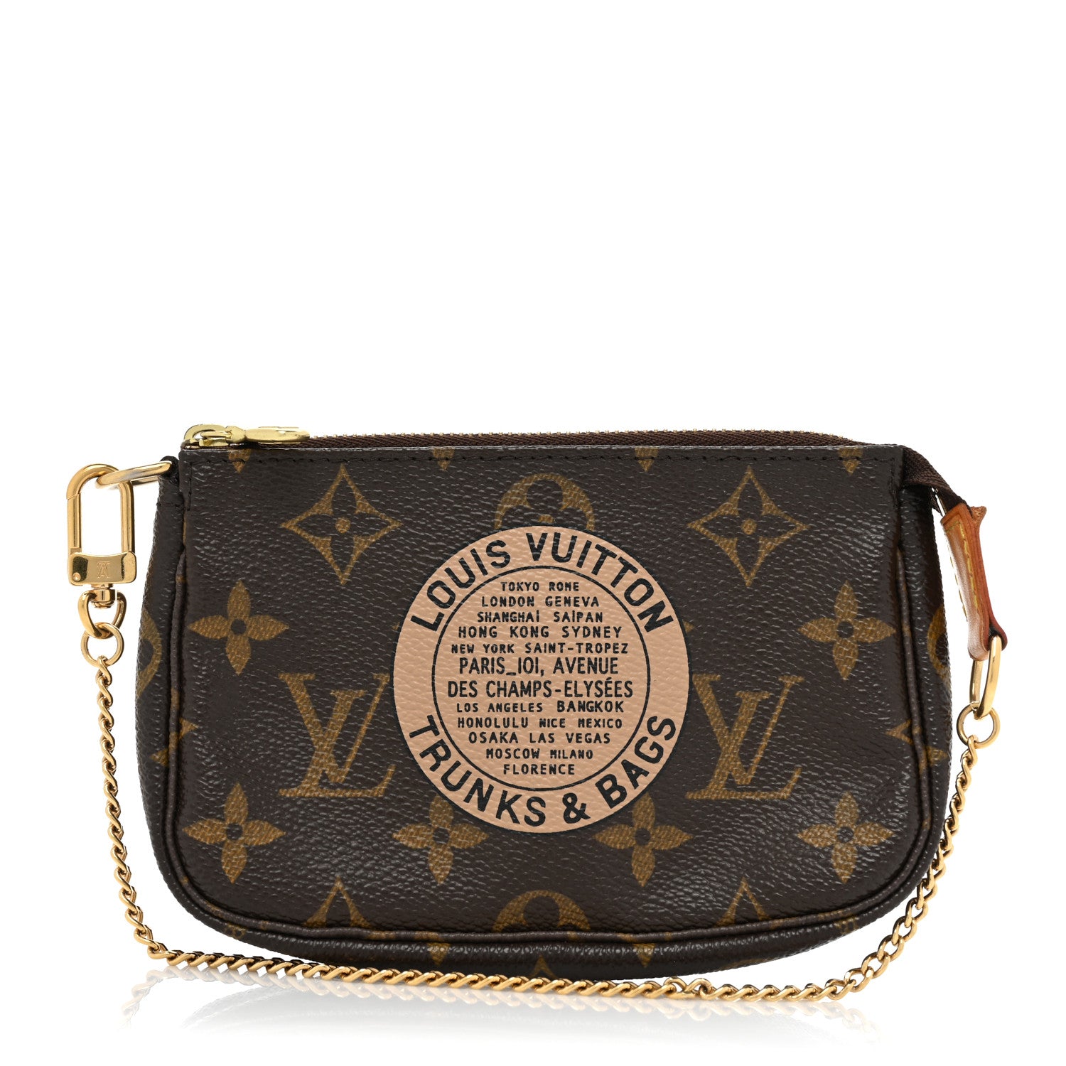 Louis Vuitton Monogram Complice Trunks and Bags Mini Pochette Accessories Beige 1 of 10