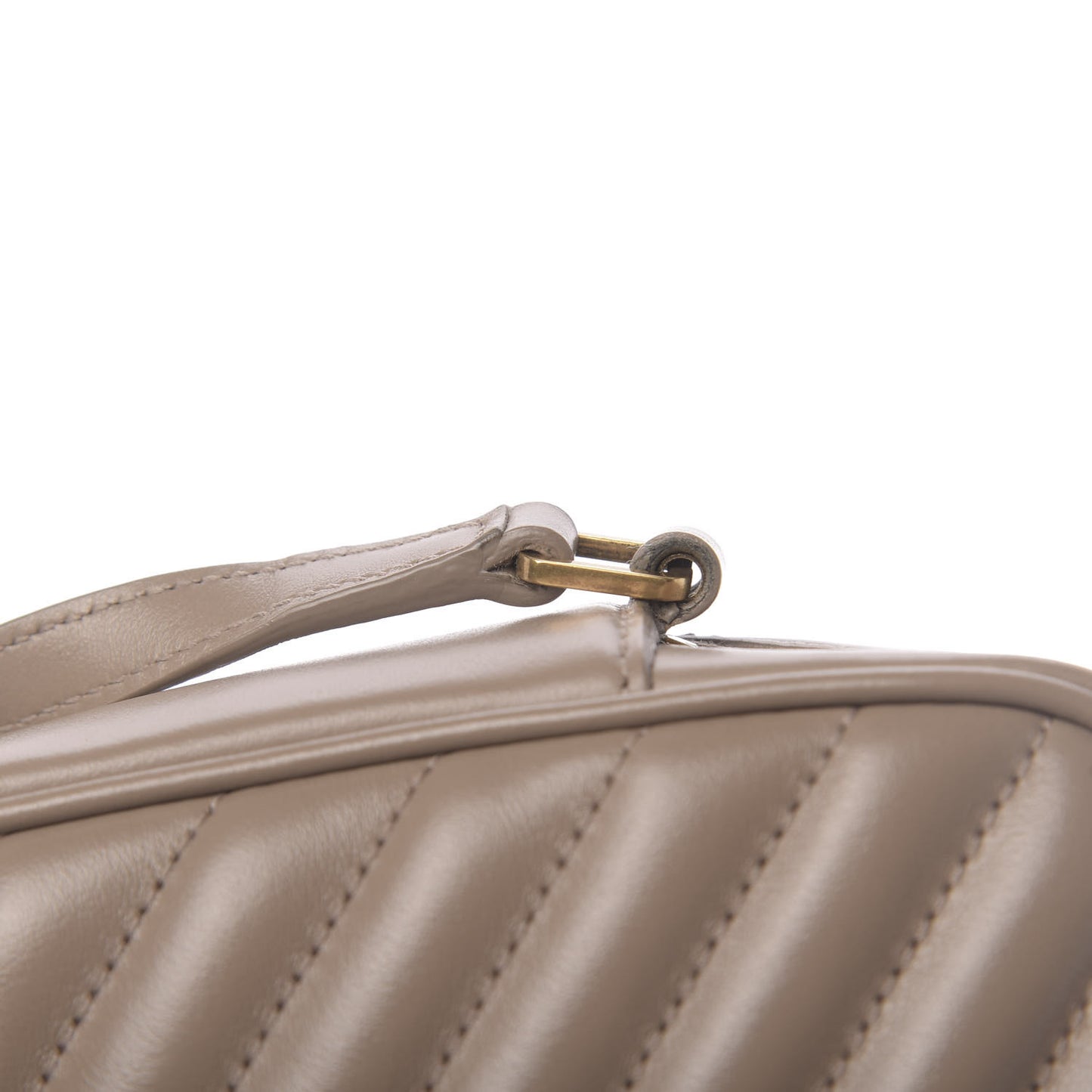 Calfskin Matelasse Monogram Lou Camera Bag Dusty Grey