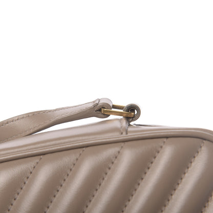 Saint Laurent Calfskin Matelasse Monogram Lou Camera Bag Dusty Grey 11 of 14