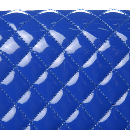 Chanel Patent Calfskin Medium Plexiglass Boy Flap Blue 11 of 13
