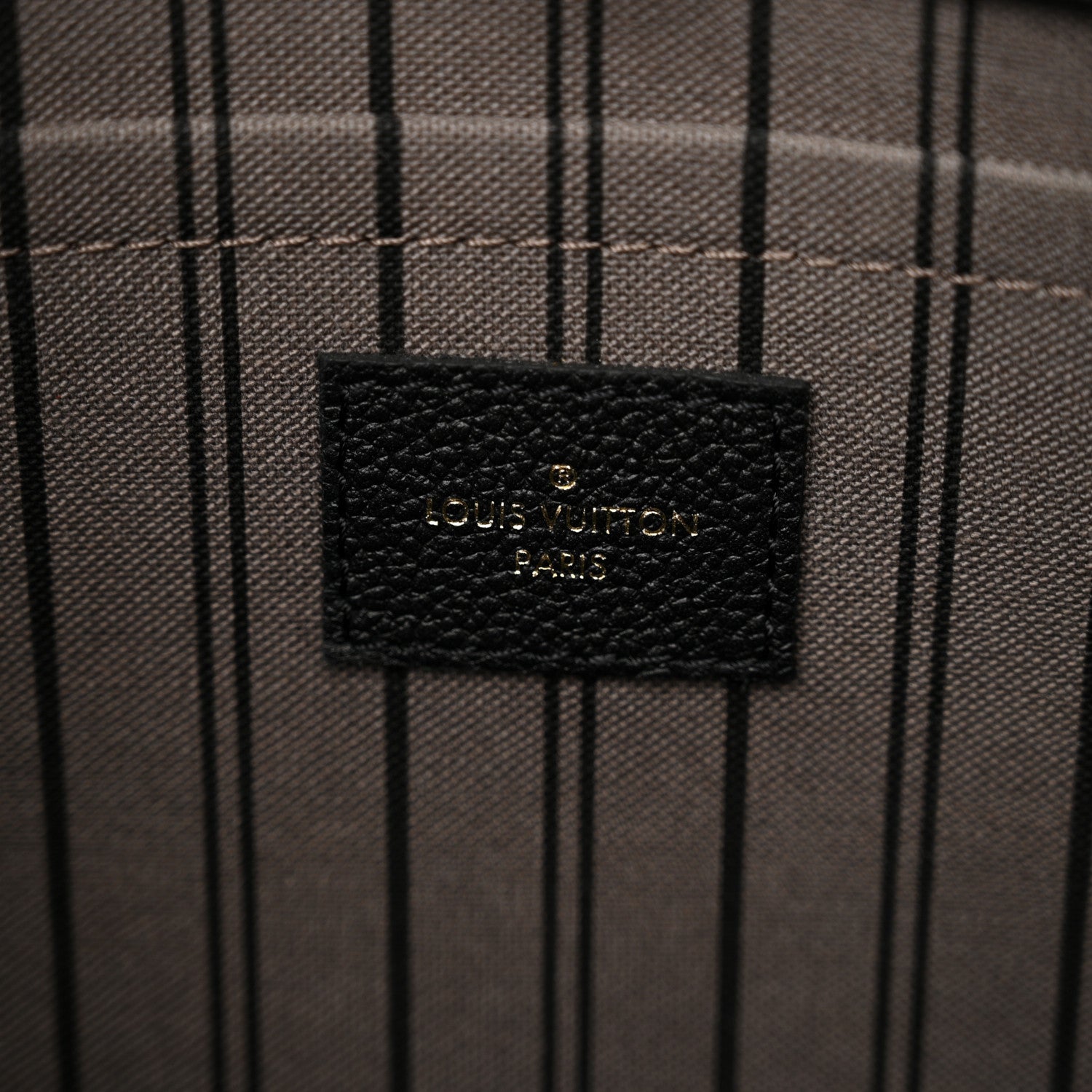 Louis Vuitton Empreinte Montaigne MM Black 6 of 10
