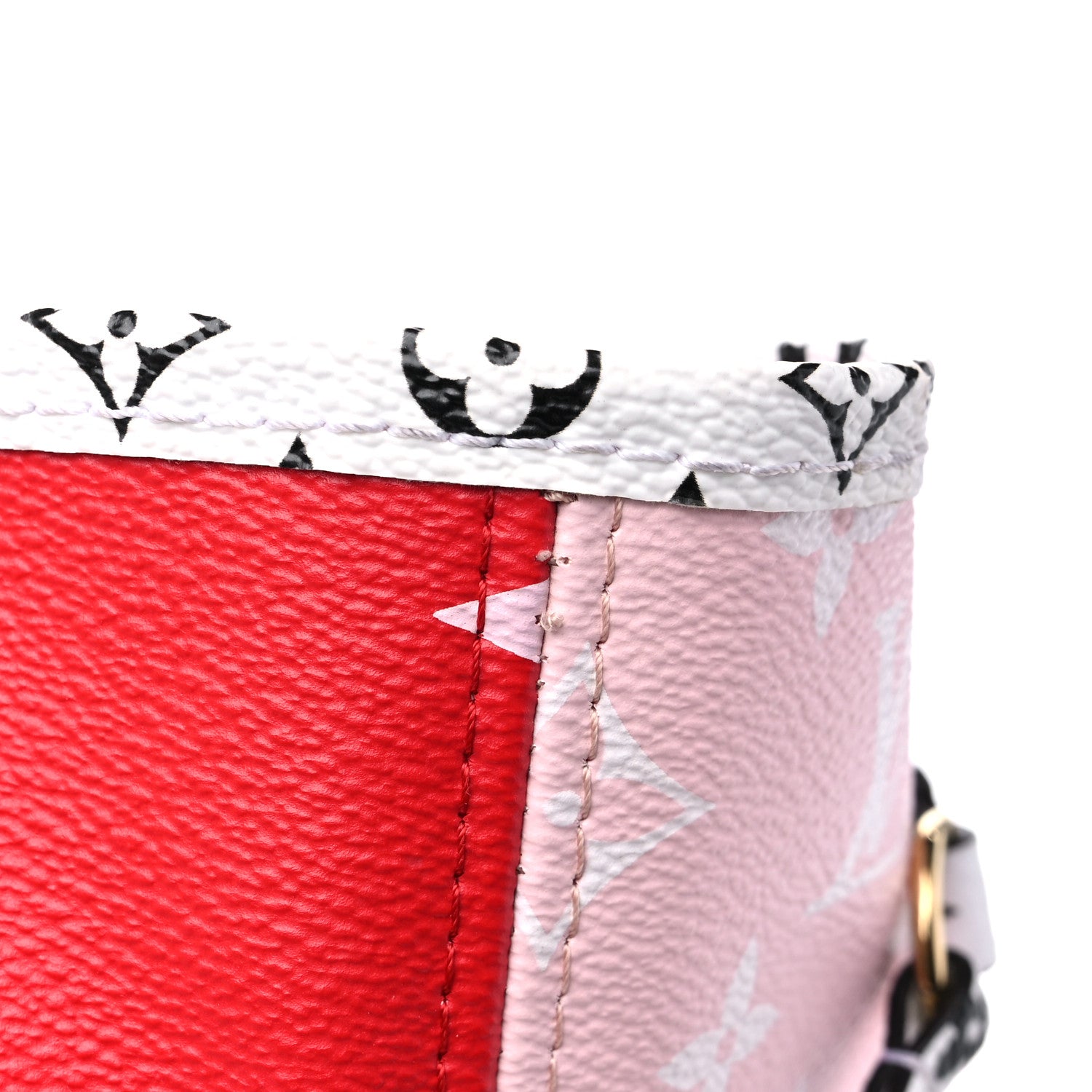 Louis Vuitton Monogram Giant Neverfull MM Rouge 17 of 18
