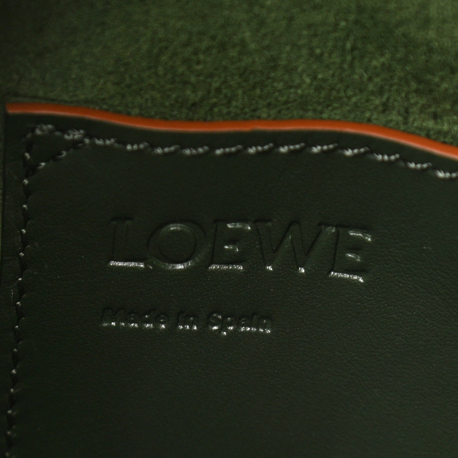 Loewe Calfskin Small Balloon Bucket Bag Vintage Khaki 6 of 11