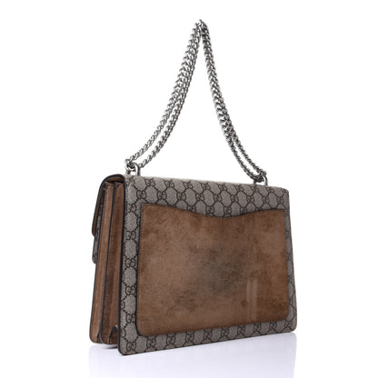 Gucci GG Supreme Monogram Medium Dionysus Shoulder Bag Taupe 2 of 5