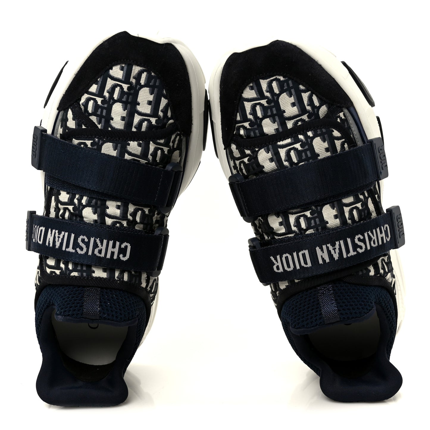 Technical Fabric Oblique D-Wander Sneakers 40 Deep Blue