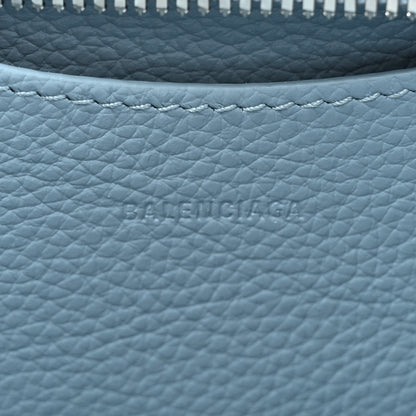 Balenciaga Grained Calfskin Neo Classic Silver Hardware Mini City Blue Grey 6 of 10