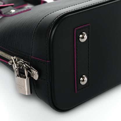 Louis Vuitton Epi Alma BB Black Hot Pink 8 of 9
