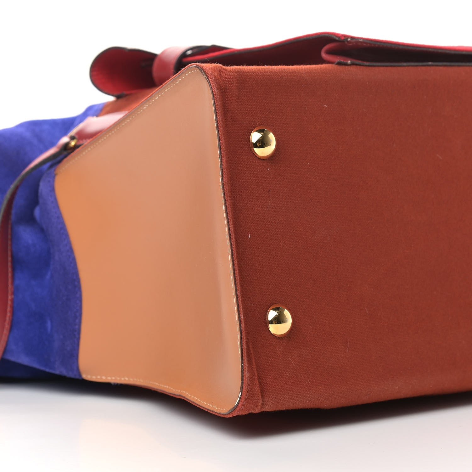 Hermes Toile Box Veau Doblis Sac Himalaya Rouge Vif Brique Rouge H 8 of 14