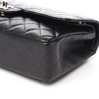 Chanel Caviar Quilted Medium Double Flap Black 9 of 10