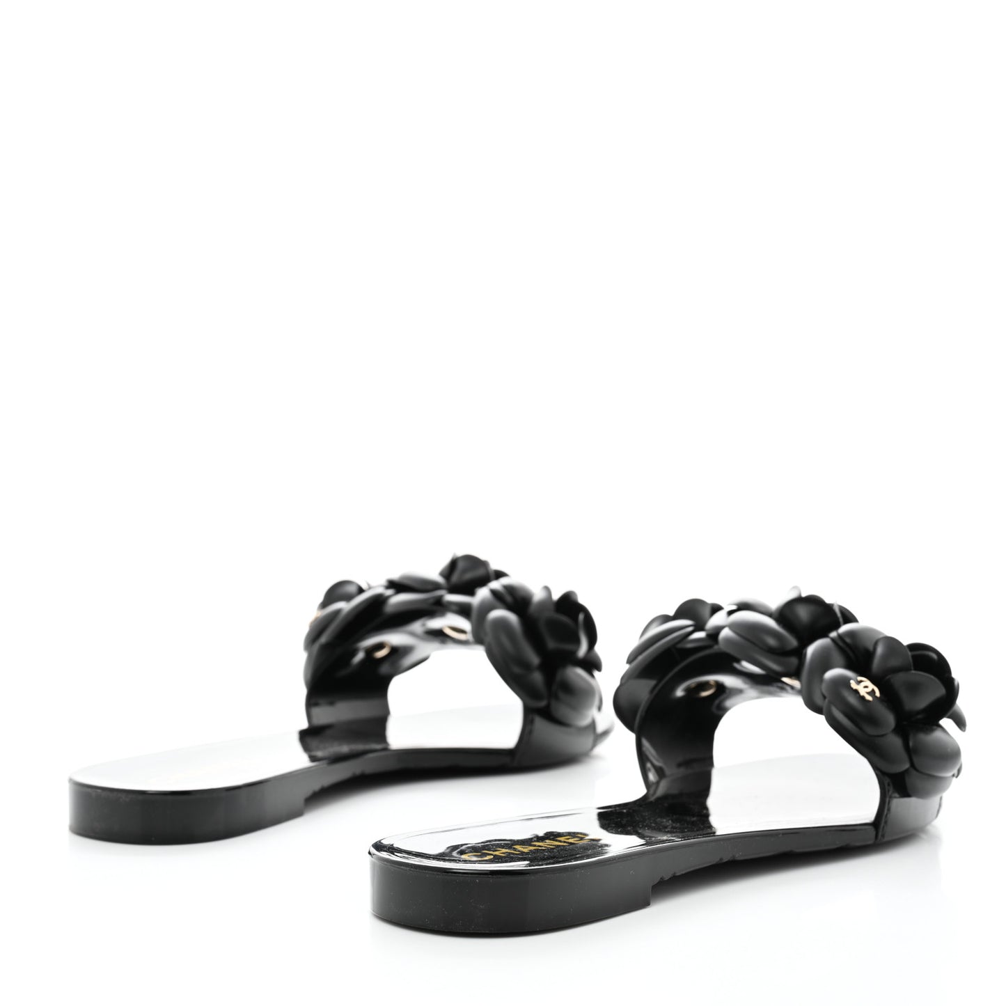 Patent Camellia CC Slides 36 Black