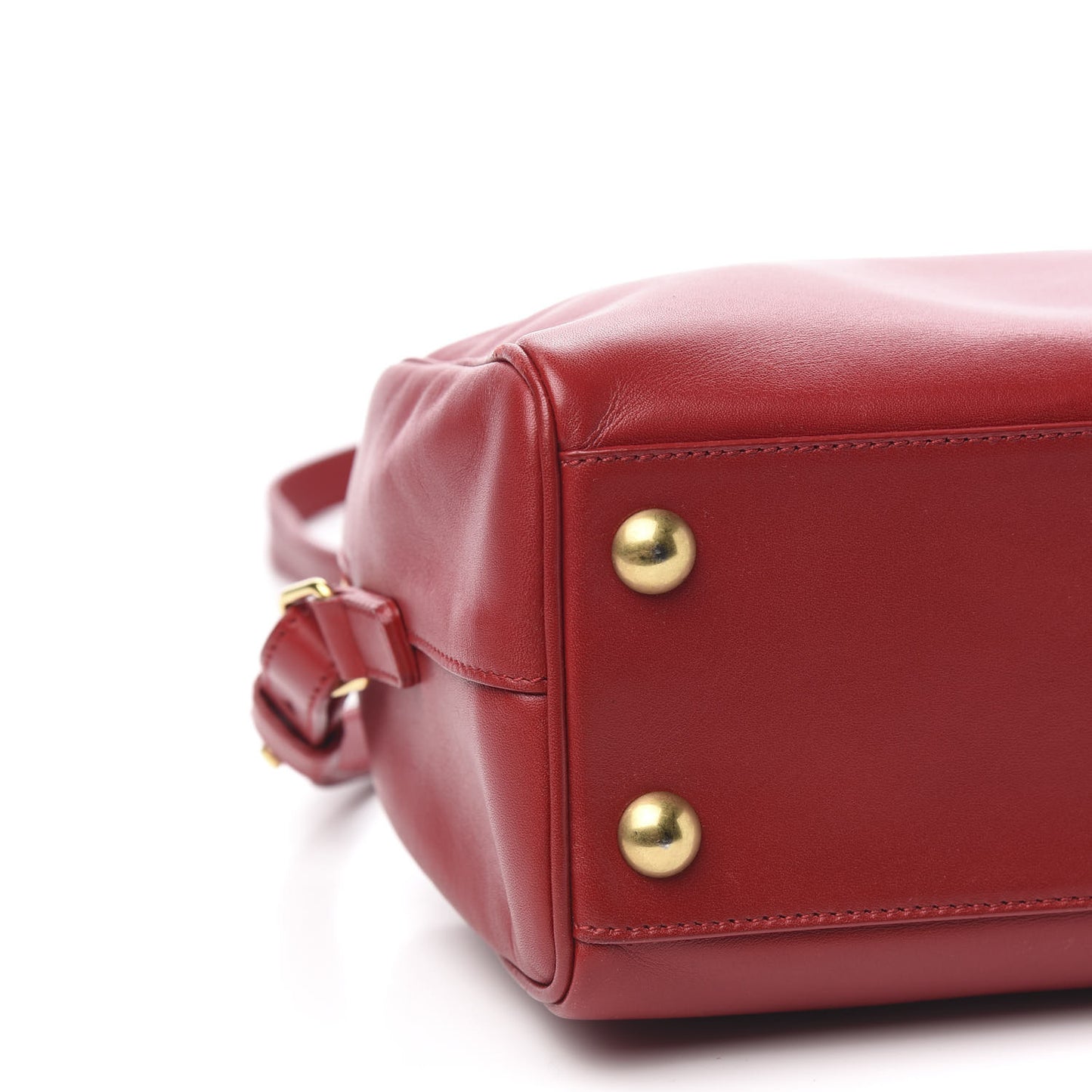 Calfskin Classic Baby Duffle Red