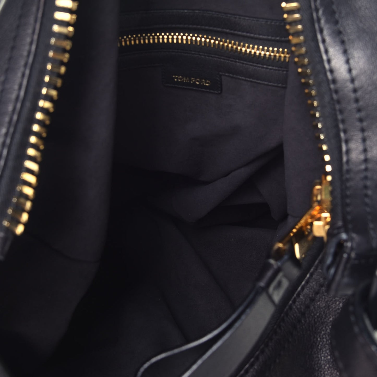 Calfskin Hobo Black