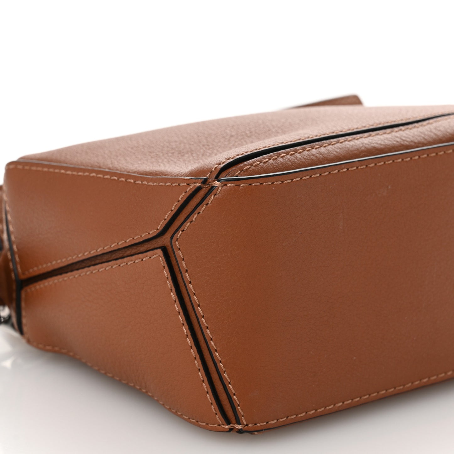 Calfskin Mini Puzzle Bag Tan