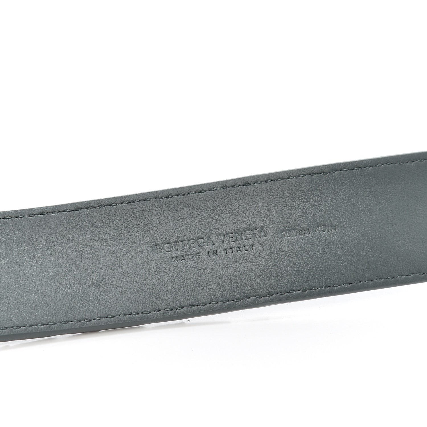 Bottega Veneta Nappa Intrecciato Belt 100 40 Slate 3 of 5